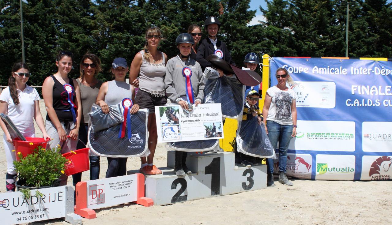 CAIDS CUP 2016Podium Poney 2