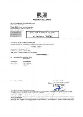 Recepisse declaration association